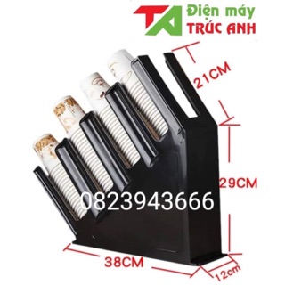Kệ đựng cốc trà sữa - Kệ cốc trà sữa 4 ngăn