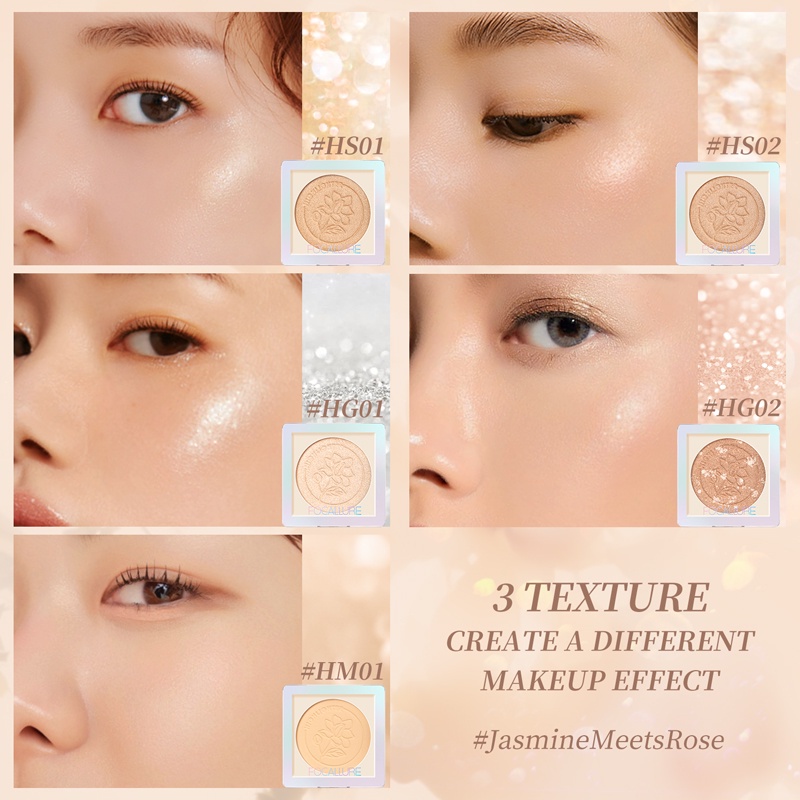Phấn bắt sáng dạng nén Focallure trang điểm mặt chống nước