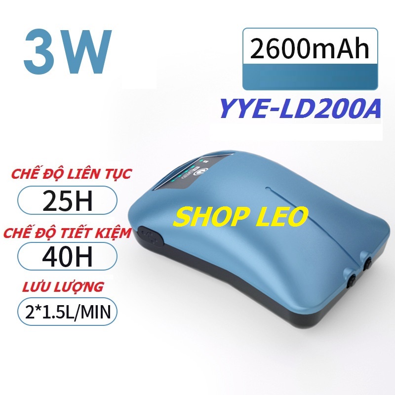 Sủi tích điện siêu êm  - máy sủi tích điện - Shopleo - Phụ kiện cá cảnh