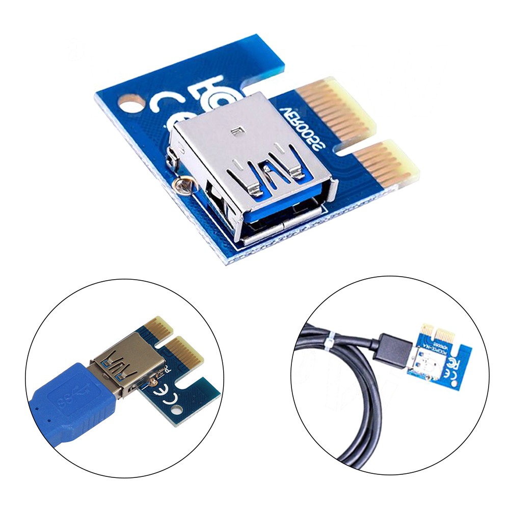 Rondaful Usb 3.0 Pci-e1x Pci-express X1 Nâng Cấp Thẻ