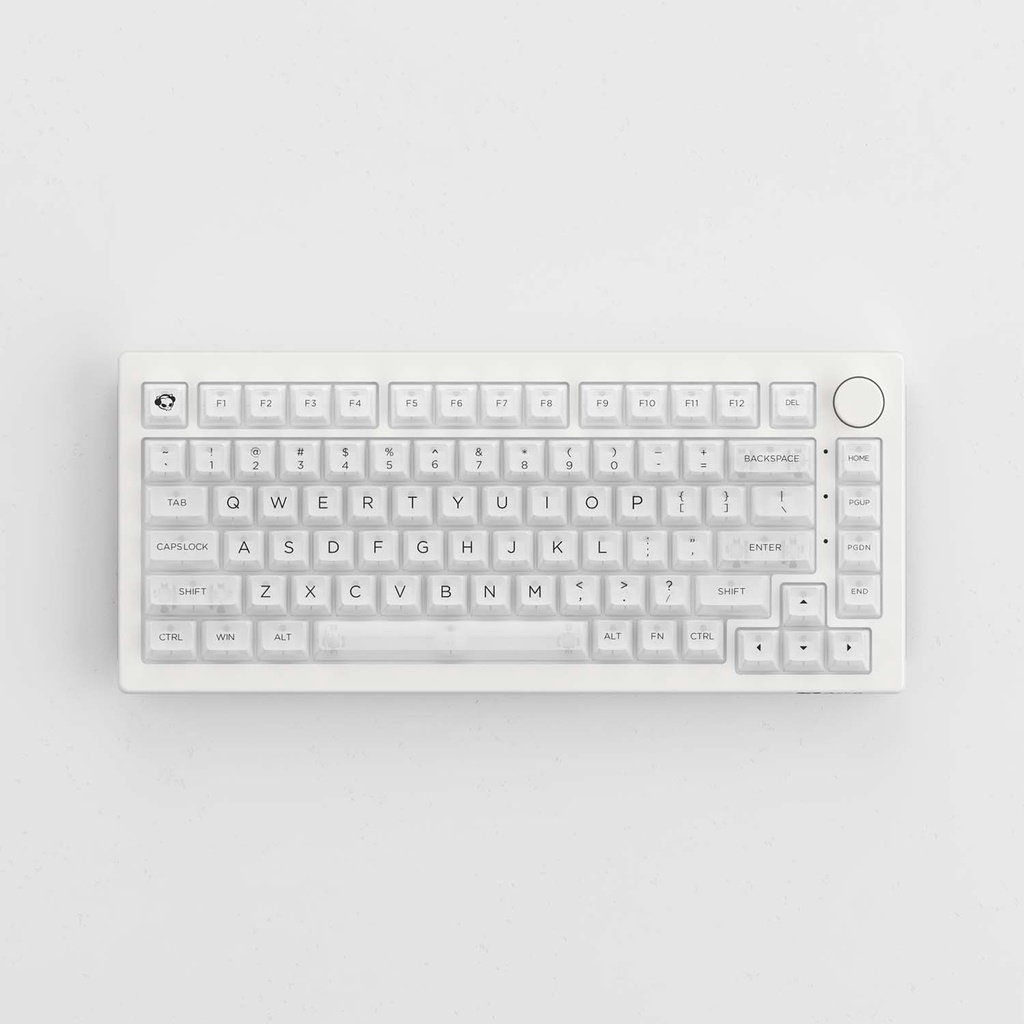 Bộ nút Keycap bàn phím cơ AKKO Keycap set – White (PC / ASA-Clear profile / 155 nút)