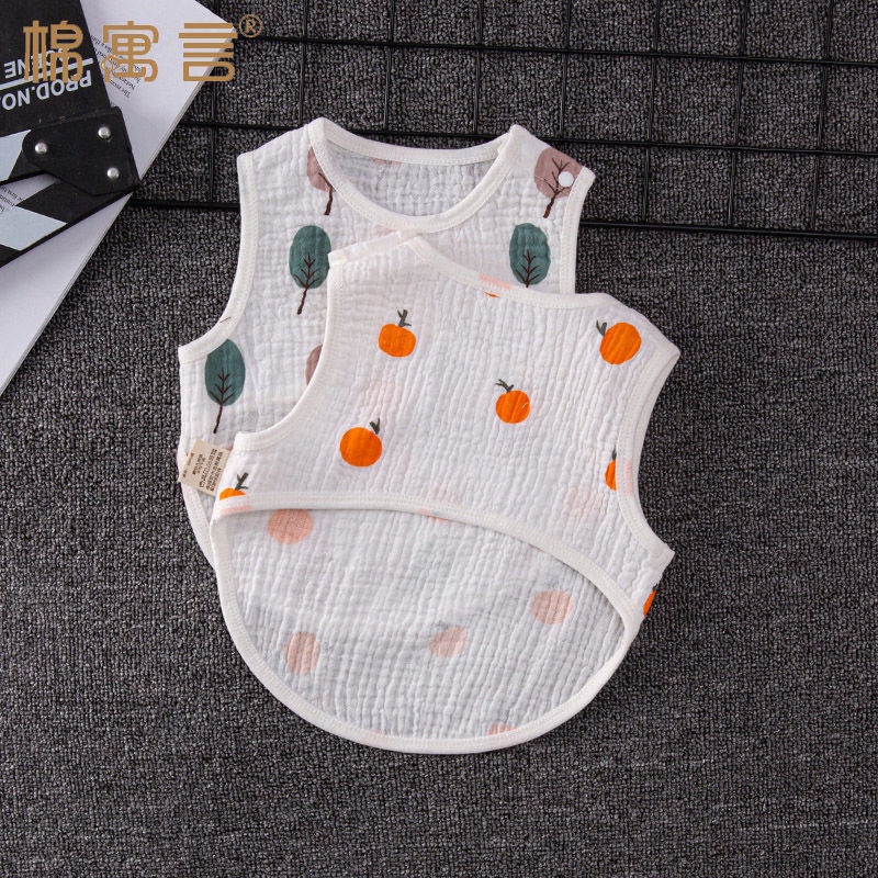 Áo Sát Nách Vải Cotton Mỏng Thời Trang Mùa Hè Cho Bé