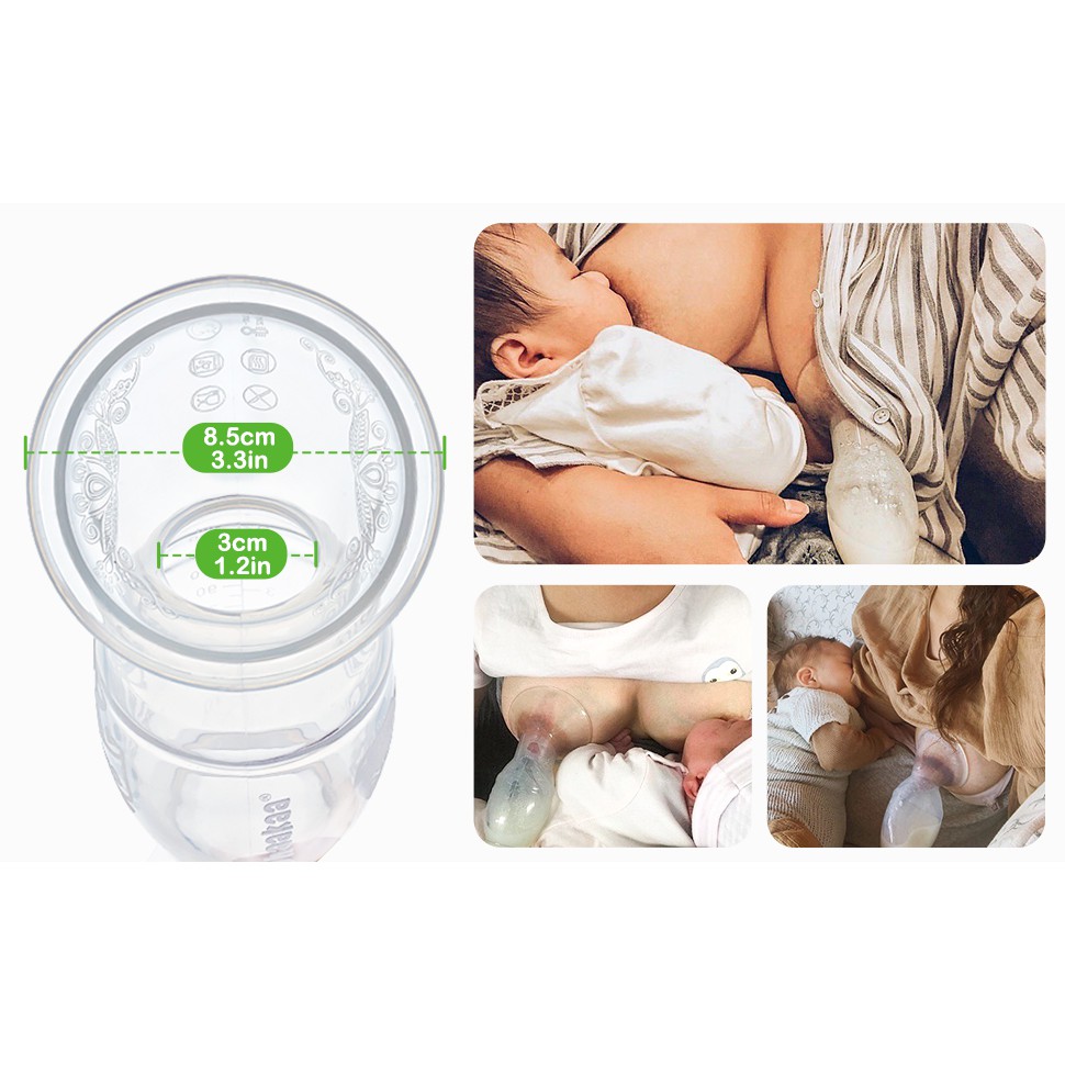 Cốc hứng sữa HaaKaa 100ml và 150ml đã qua sử dụng