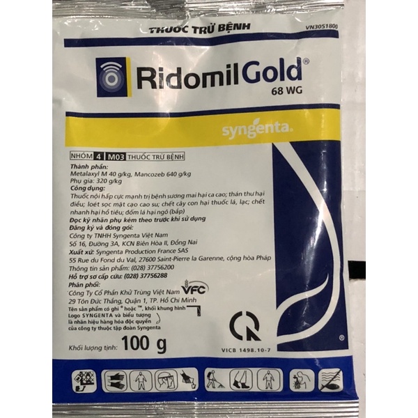 RidomilGold 68wg thuôc trừ bệnh