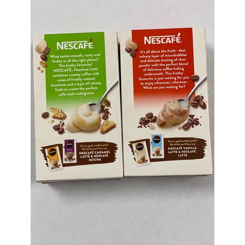 Cafe Sữa Bọt Kem Nescafe Cappuccino 10 gói - Úc [MẪU MỚI]