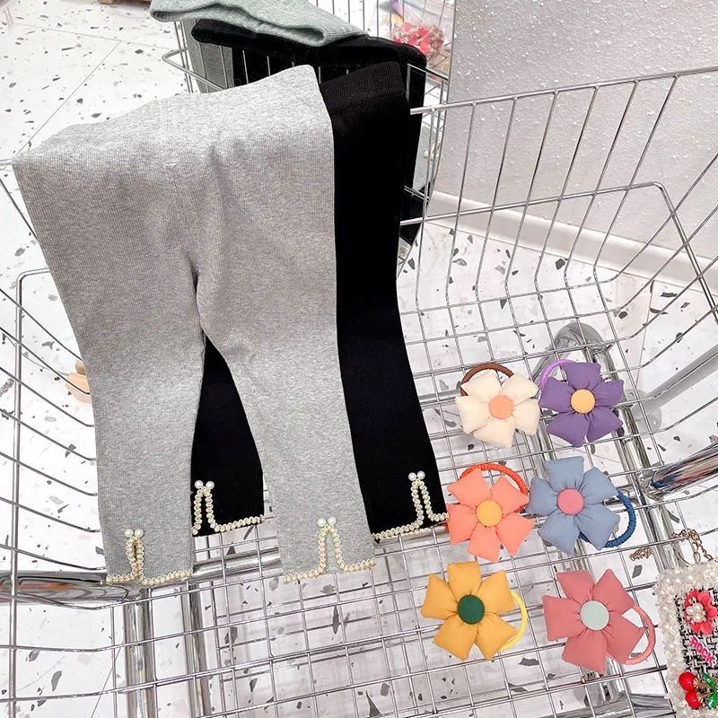 Quần Legging Thể Thao Dáng Ôm Co Giãn Tốt Thời Trang Cho Bé Gái