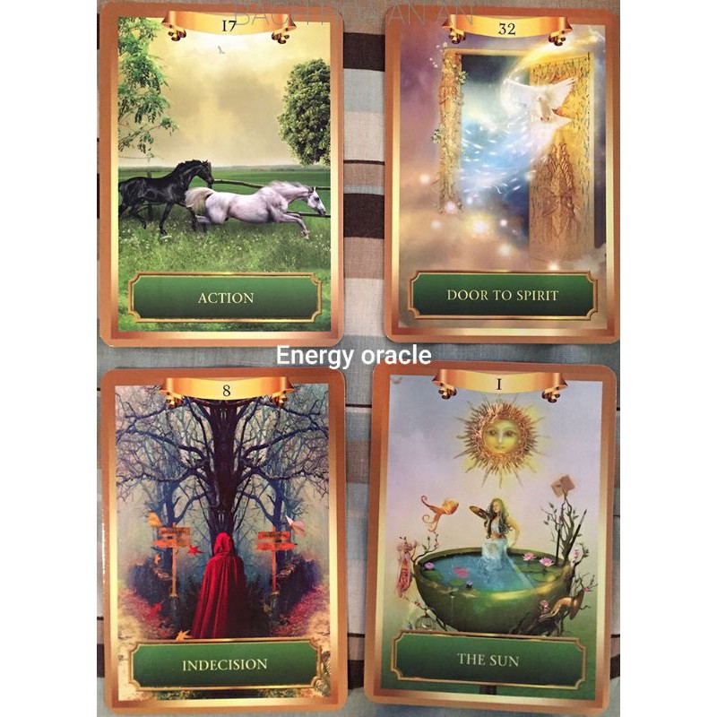 🎁 Bộ bài tarot Everyday witch tarot, Wisdom of the oracle, Goddess guidance oracle, Energy oracle tặng túi/ khăn đá