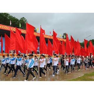 Combo Cờ Hồng Kỳ 1,2x0,6m 50 lá