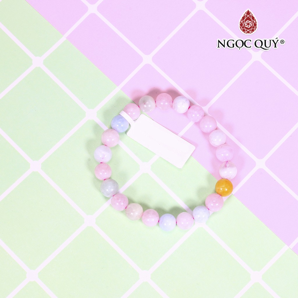Vòng tay đá beryl đa sắc - Ngọc Quý