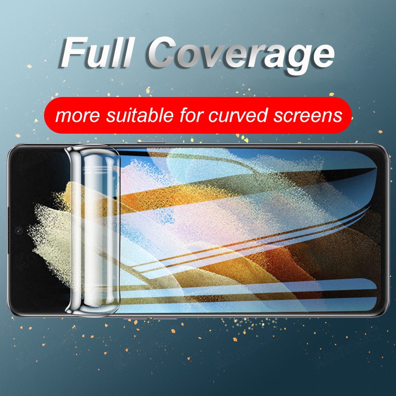 Miếng Dán Bảo Vệ Màn Hình Bằng Hydrogel Mềm Cho Samsung Galaxy S21 S21+ S20 S20+ S10 S10+ S10e FE Ultra