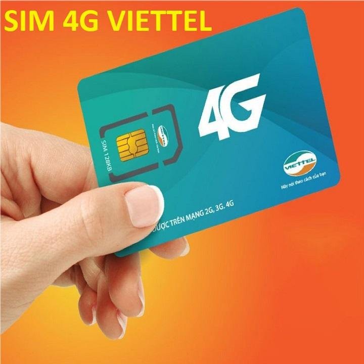 Sim 4G Viettel D500 trọn gói 1 năm ( 4GB / tháng - Gói D500 )