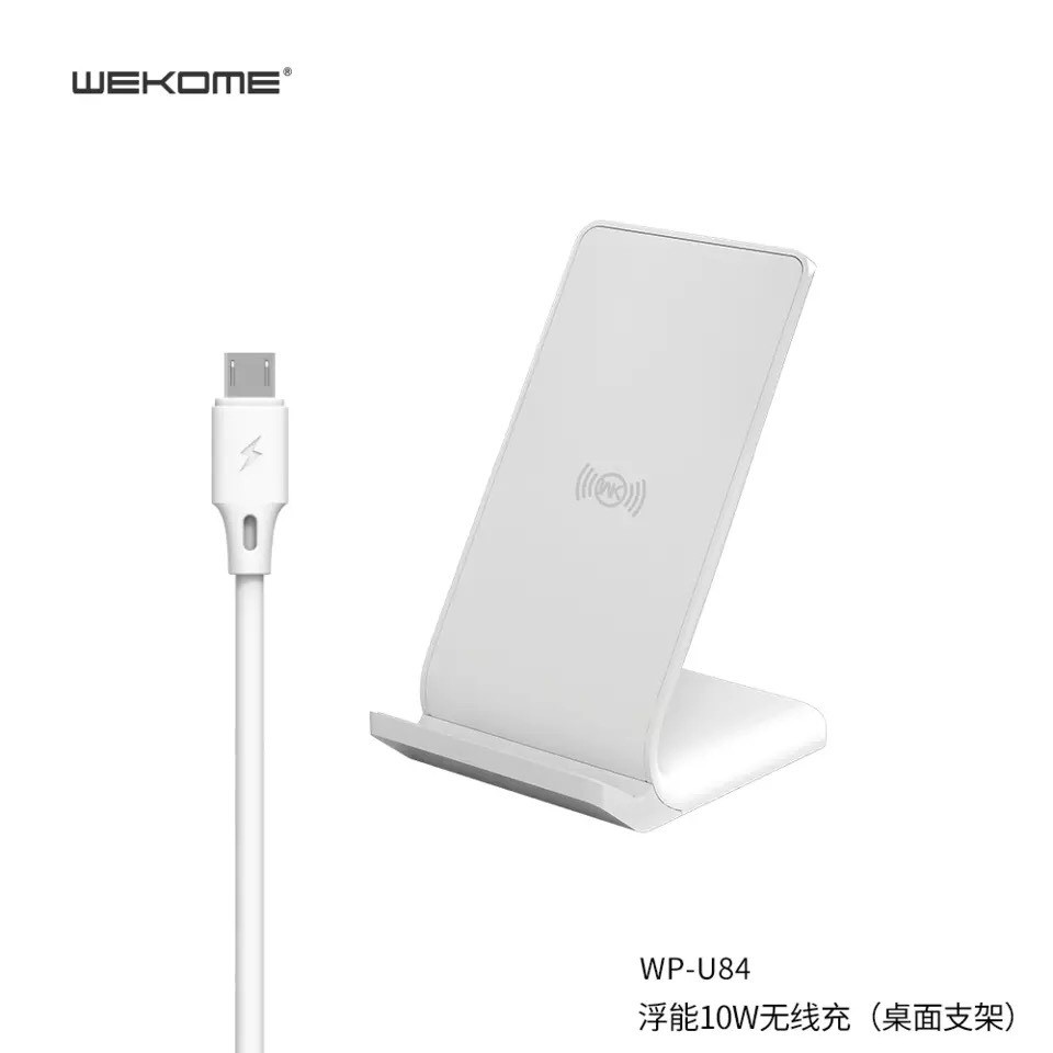 Đế Sạc Nhanh Cho Điện Thoại Iphone - ipad - airpods - samsung - huawei - xiaomi - oppo - Chuẩn QI 10W - WK WP-U84