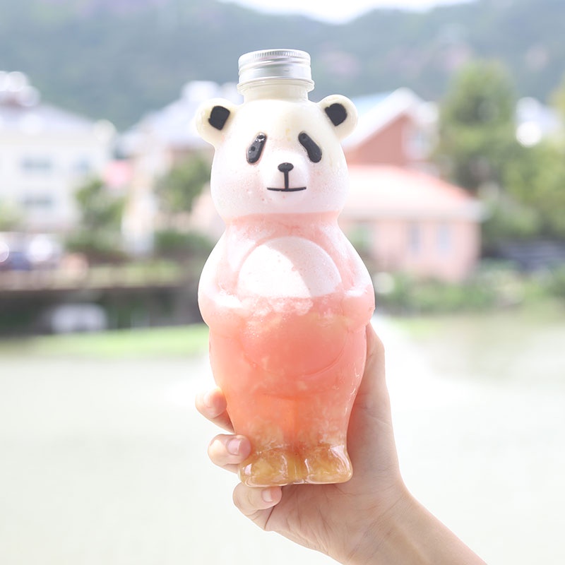 Chai Nhựa PET Cao Cấp Hình Gấu Panda 700ml