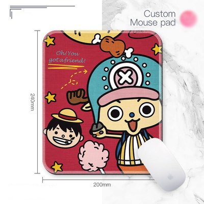 Miếng di chuột in hình ONE PIECE mẫu LUFFY VÀ CHOPPER Đảo Hải Tặc anime chibi miếng kê chuột miếng lót chuột