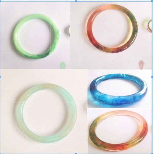 Khuôn Silicone Làm Vòng Tay Resin Tròn Trường Thịnh Sài Gòn