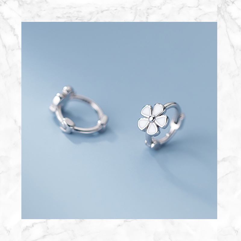 Khuyên Tai Trẻ Em Bạc S925 Siêu Xinh, An toàn cho bé yêu B2706 - Bảo Ngọc Jewelry