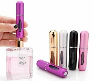 Chai Chiết Nước Hoa Mini 5ml Bằng Nhôm Dạng Xịt Tiện Dụng Cho Du Lịch