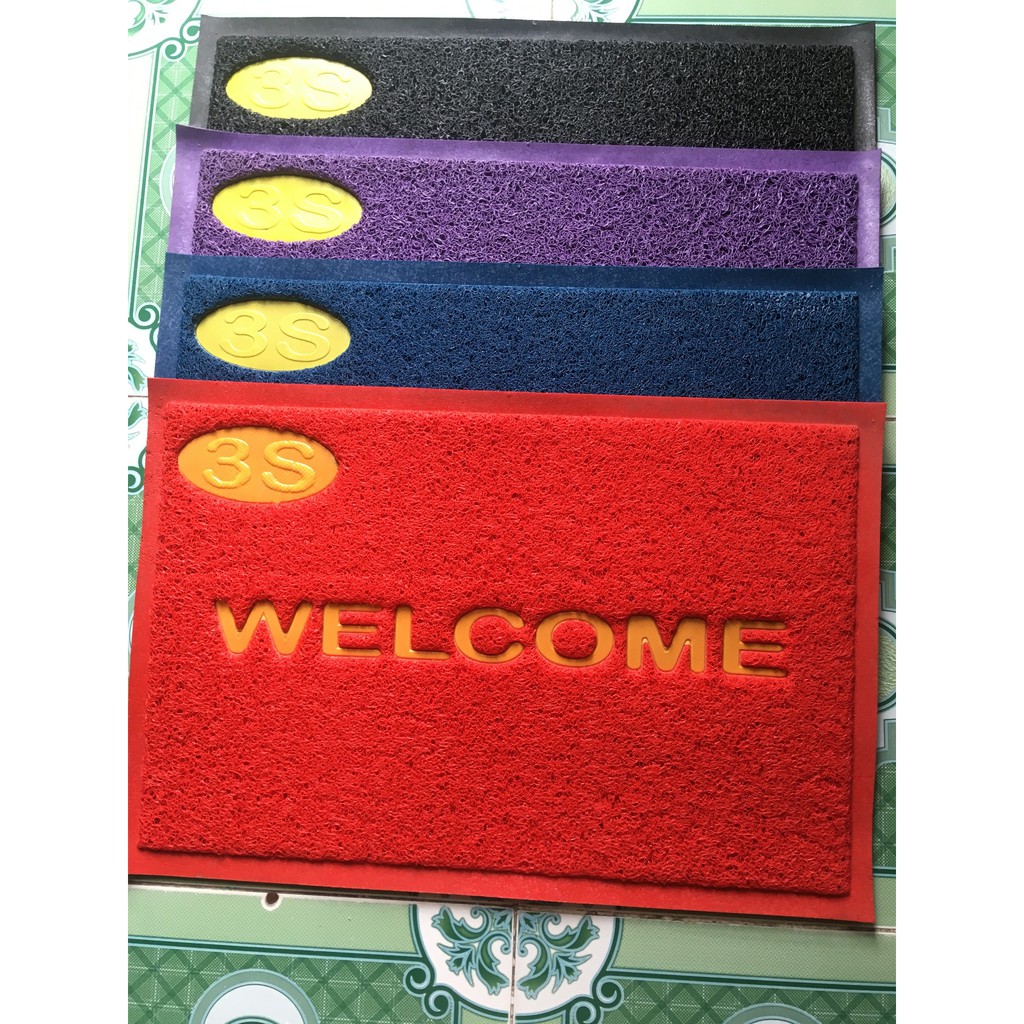 Thảm welcome nhựa rối 40x60 3S