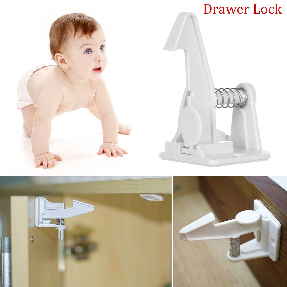 CLEVER Set 3 / 6 Khóa Ngăn Tủ Bảo Vệ An Toàn Cho Bé