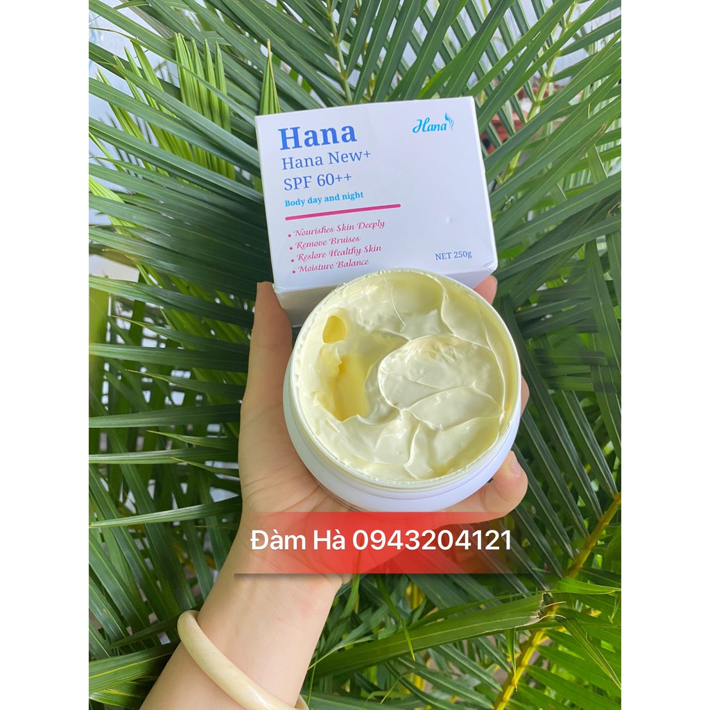 [Sẵn] Kem Body Hana  trắng da spf 60++