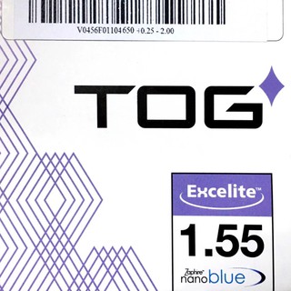 Tròng Kính Cắt Ánh Sáng Xanh Excelite 1.56 Nano Blue