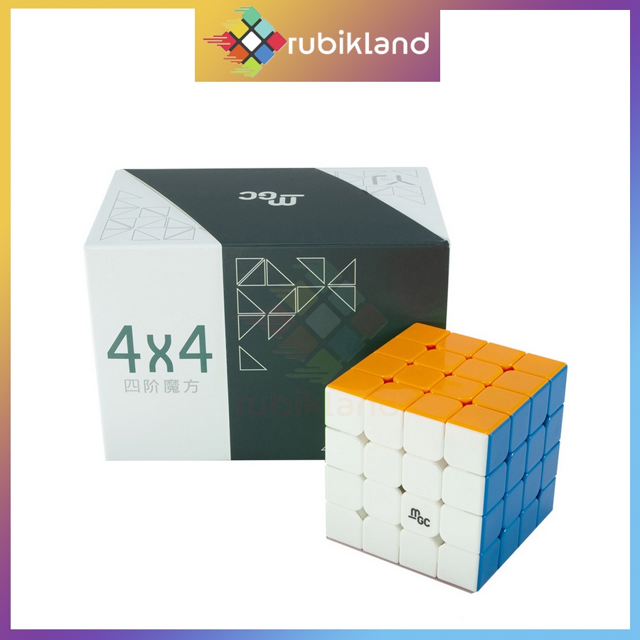 Rubik 4x4 YJ MGC 4x4 Có Nam Châm Stickerless Rubic Không Viền 4 Tầng Đồ Chơi Trí Tuệ Trẻ Em