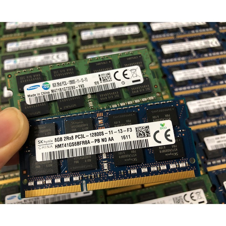 Ram Laptop Hynix Samsung 8GB 1600MHz PC3L-12800 1.35V - Bảo hành 3 năm