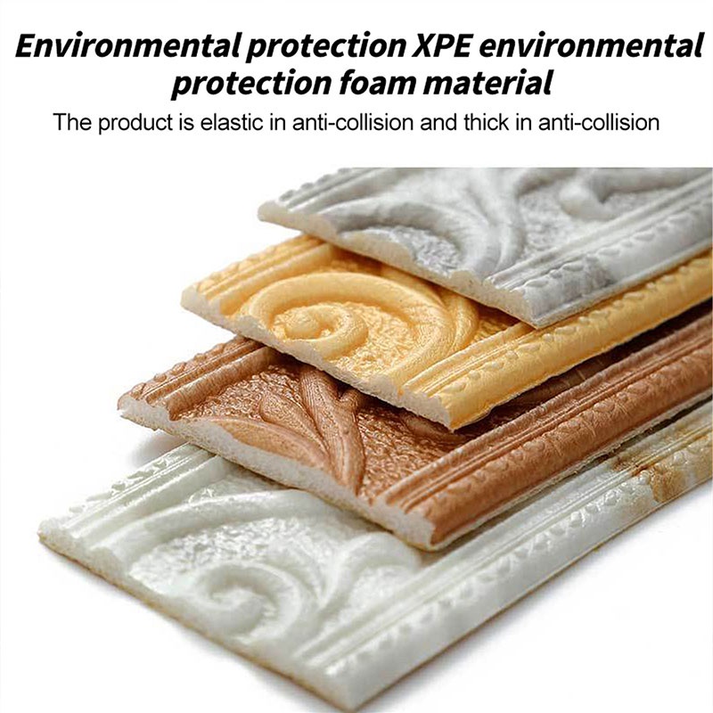 Miếng Dán Viền Tường 3D Chống Thấm Nước Độc Đáo Trang Trí Nhà Cửa DIY