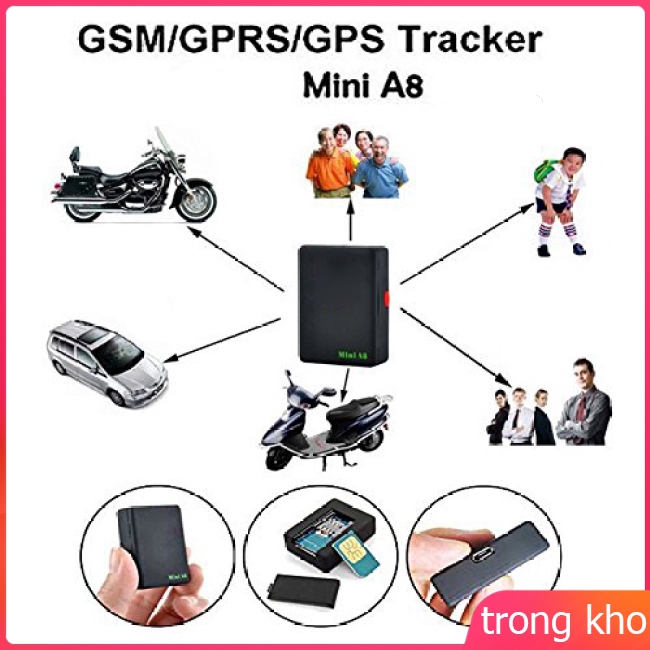 Real Time Vehicle Bike Car Kids Pet GPS Tracking GSM/GPRS/GPS Tracker Mini Portable Locator