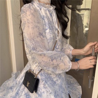 váy tiểu thư vintage ulzzang( hết xanh trắng)
