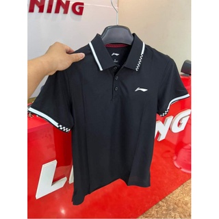 áo caro polo lining 2 màu trắng đen