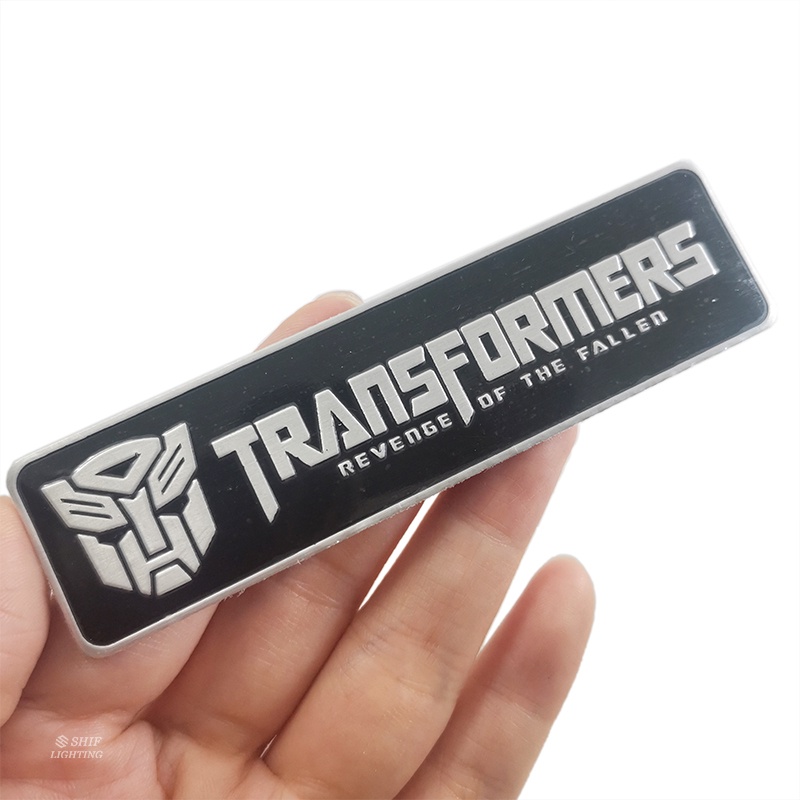 1 x Nhãn Dán Trang Trí Xe Hơi Bằng Nhôm In Chữ Autobot TRANSFORMER