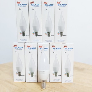 Combo 10 bóng đèn led búp C37L 6W/8w E14