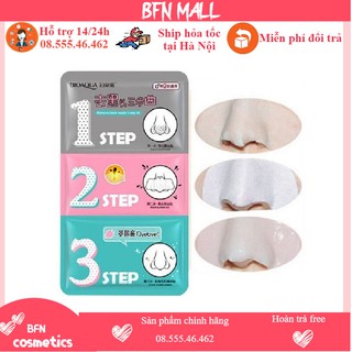 SET MẶT NẠ LỘT MỤN ĐẦU ĐEN 3 BƯỚC BIOAQUA
