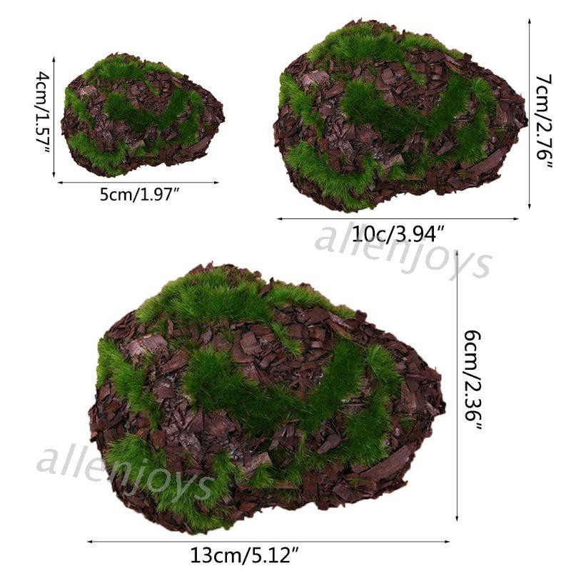 Bộ 6 Đá Rêu Nhân Tạo Trang Trí Bể Cá
