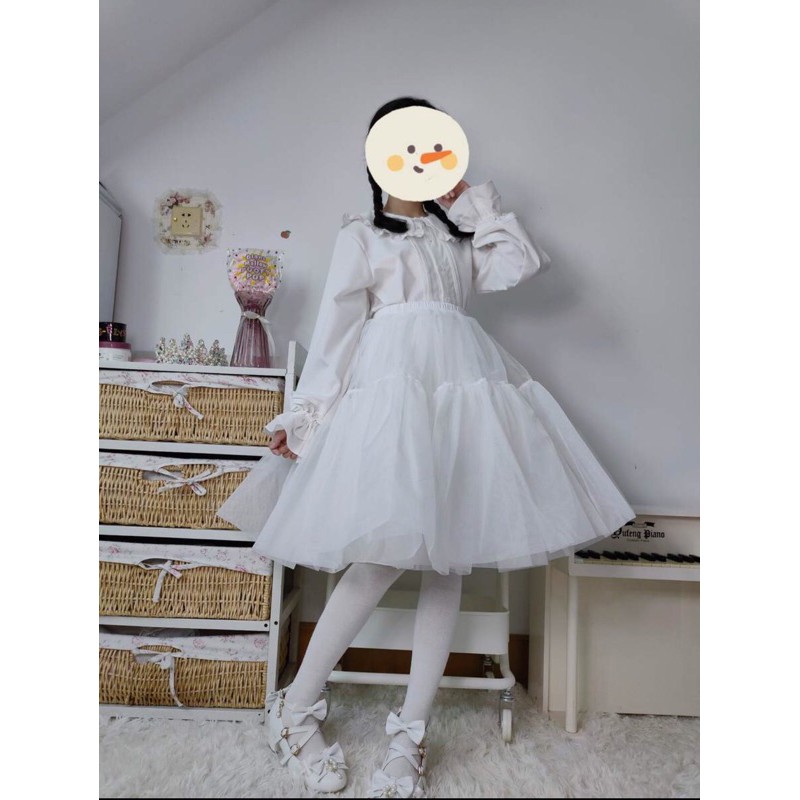 YAS0379-Váy phồng  vải mềm 55cm