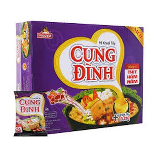 Mì Khoai Tây Cung Đình Hương Vị Thịt Hầm Nấm Thùng 30 Gói X 80gr( tặng kèm 1 chai mắm ông tây)