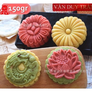 khuôn trung thu 150gram 1 nhấn - 4 mặt