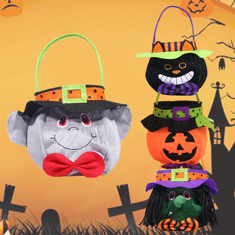 Túi Quà Halloween Hoàn Hảo Cho Trẻ Em Và Bạn Bè Hợp Thời Trang Với Bí Ngô Và Nhiều Hơn