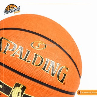 Bóng rổ Spalding NBA Gold Outdoor Size 7 + Tặng bộ kim bơm bóng và lưới đựng bóng