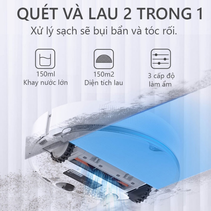 ✅Bản Quốc Tế✅ Robot Hút Bụi Lau Nhà Xiaomi Dreame D10 Plus ✅ Chính Hãng BH 12 Tháng