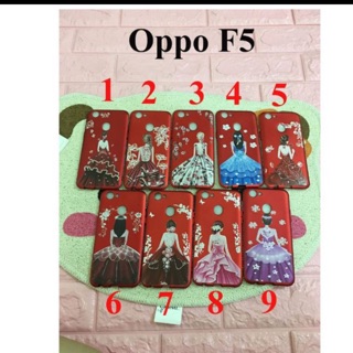 Ốp lưng silicon dẻo đính đá cho oppo F5