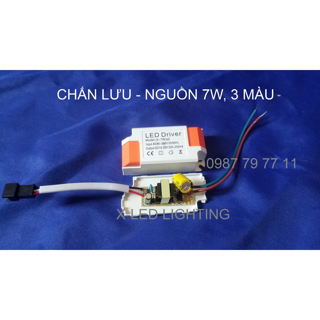 [X-LED] Chấn lưu, nguồn đèn, tăng phô 5w- 7w - 9w - 12w - 18w - 24w