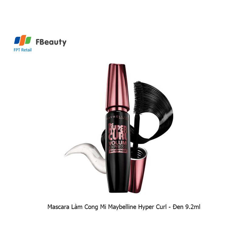 Mascara Làm Cong Mi Maybelline Hyper Curl - Đen 9.2ml