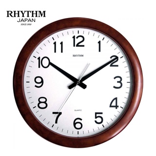 Đồng hồ treo tường Nhật Bản Rhythm CMG919NR06 – Kt 41.0 x 4.8cm 1.4kg Vỏ gỗ dùng PIN. 