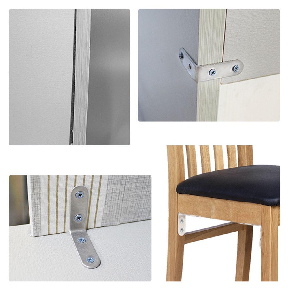 Set 2 Đai Thép Không Gỉ Gắn Góc Cạnh Bảo Vệ An Toàn