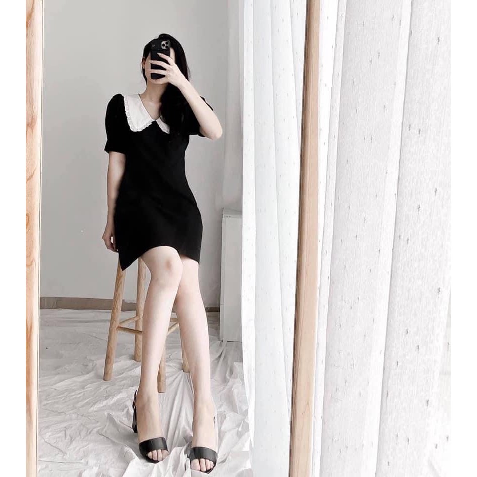 Váy Cổ Bèo Trắng Tiểu Thư | BigBuy360 - bigbuy360.vn