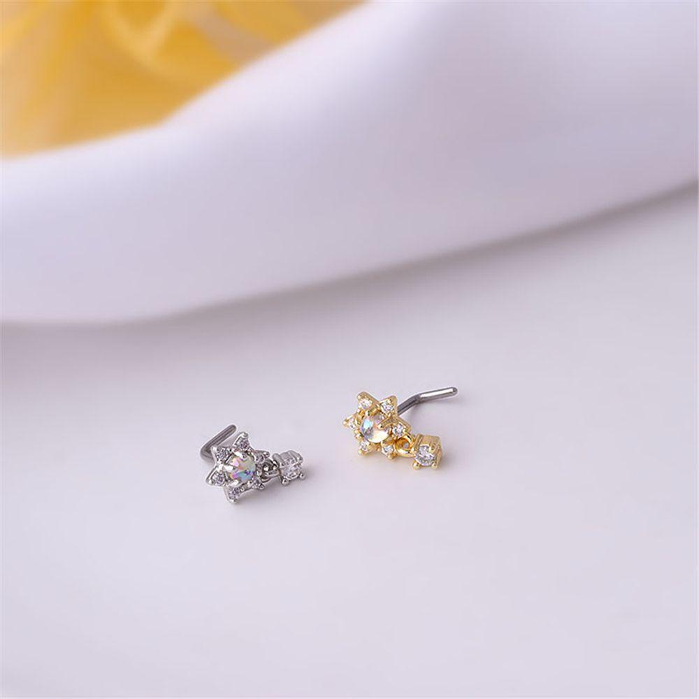 Khuyên Mũi Dáng Dài Nhiều Màu Sắc Thời Trang EUCA