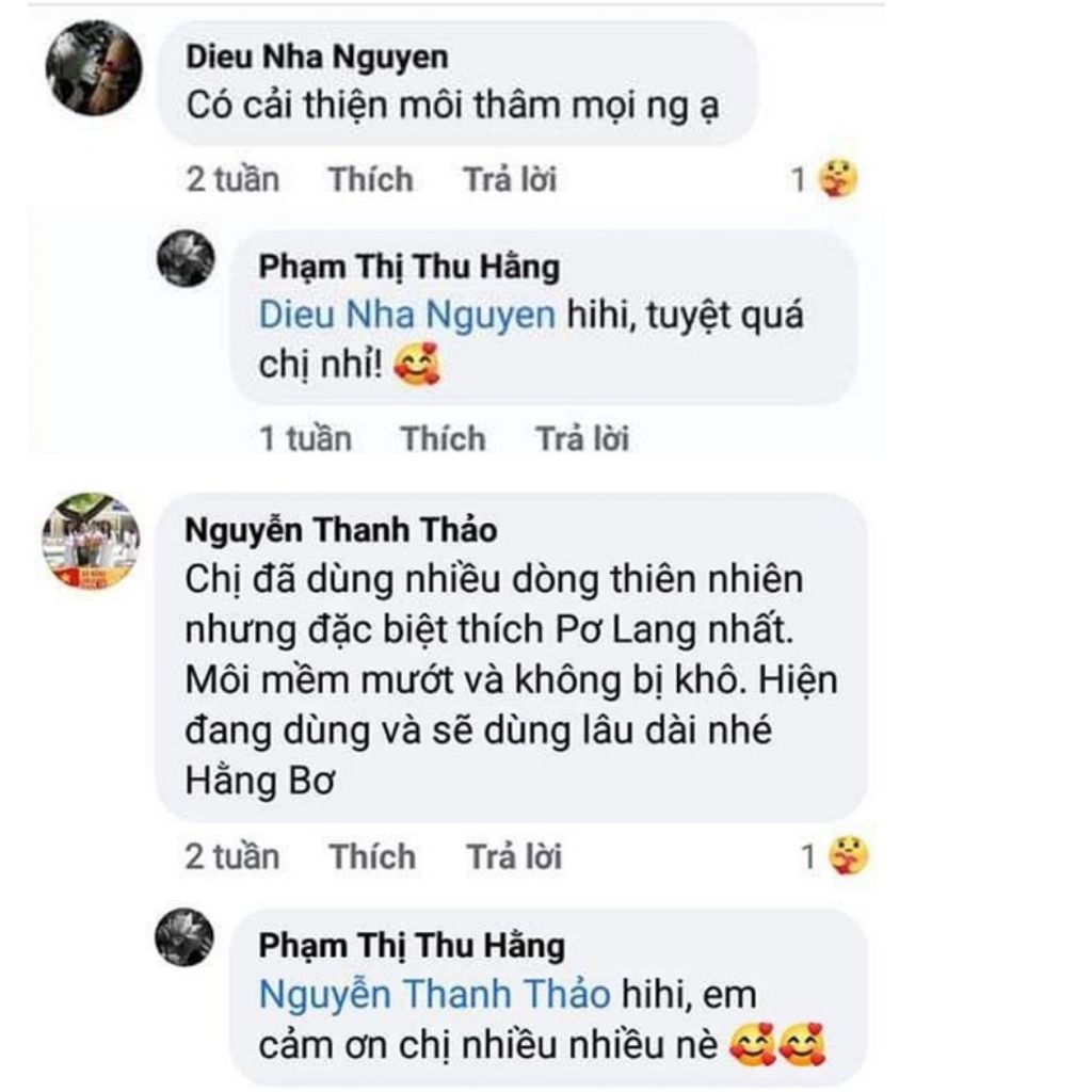 SON DƯỠNG CÓ MÀU HANDMADE PƠ LANG ( hết thâm môi, Dưỡng môi, Màu trẻ trung) | BigBuy360 - bigbuy360.vn