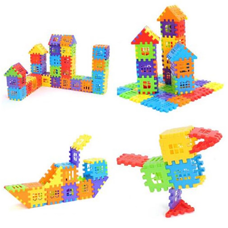 Set 44 Mô Hình Nhà Đồ Chơi Lắp Ráp Cho Bé